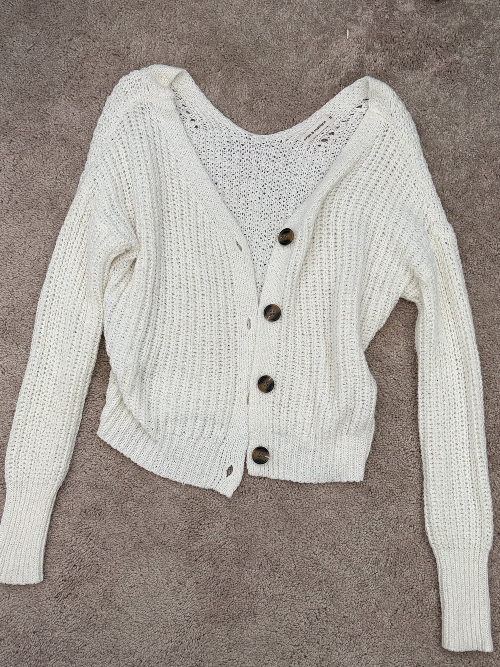 moon & madison Knit Cardigan - M